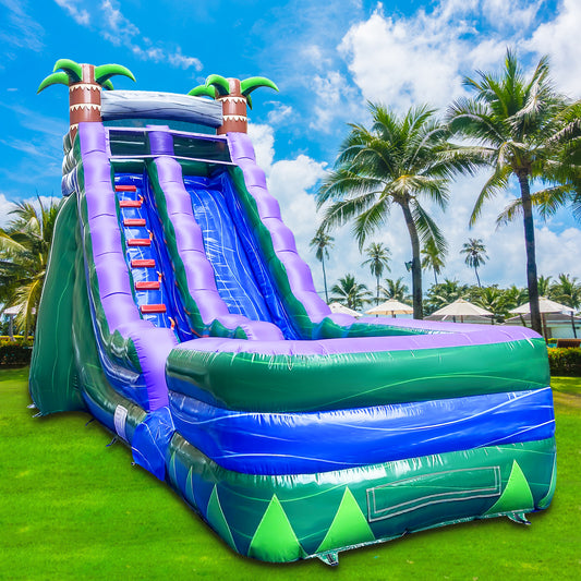 26' x 12' x 16' Wet/Dry Commercial-grade Inflatable Water Slide #11188