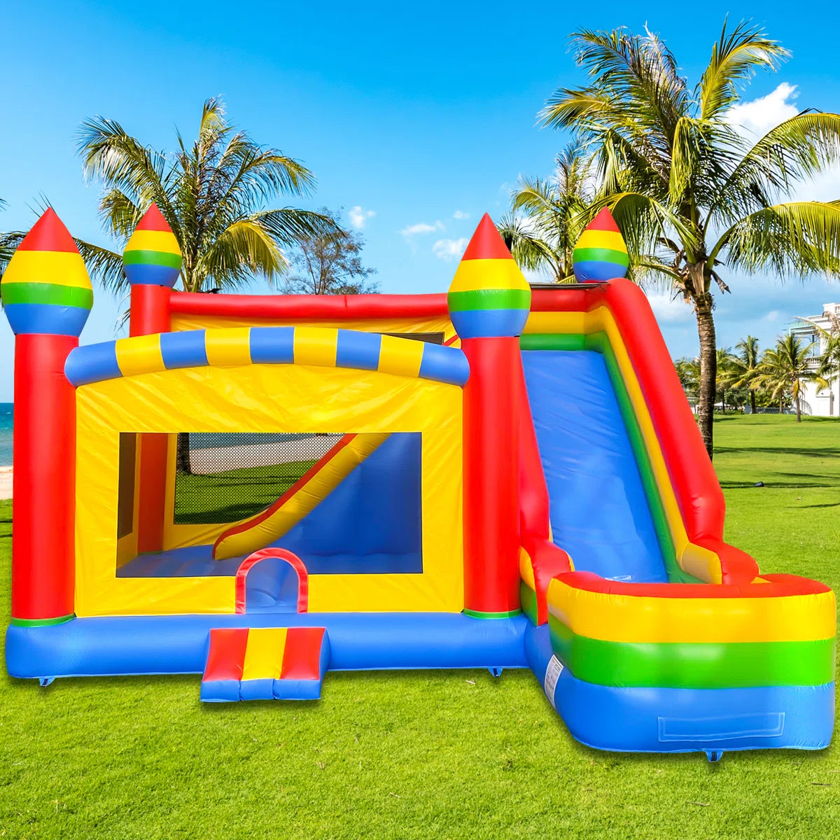 BIG WAVE - 18FT Rainbow Castle Combo - Pre Order Today!