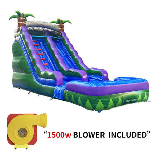 COMING Wet/Dry Tropical Waterfall Commercial Inflatable Water Slide 26' x 11' x 16'H #11156